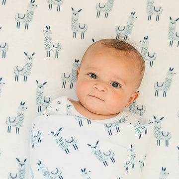 Llama Fitted Crib Sheets